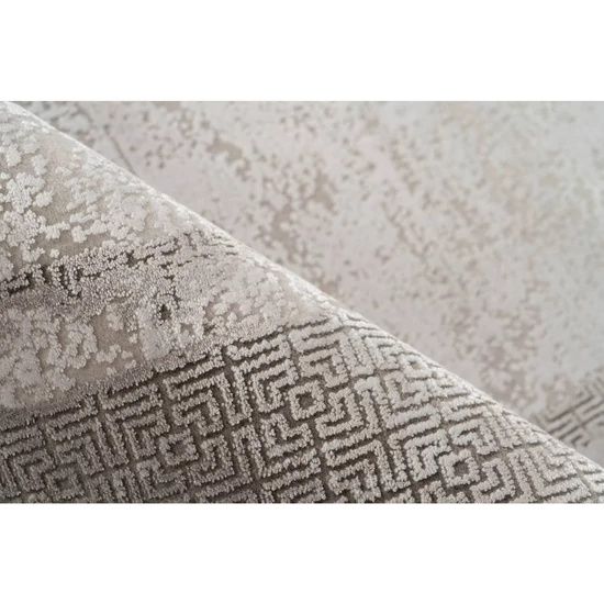 Szőnyeg, Pierre Cardin, egyszerű mintázatú, szürke - bézs, akril - viszkóz, 80x150 cm - GRETOU - Butopêa termék 2. képe